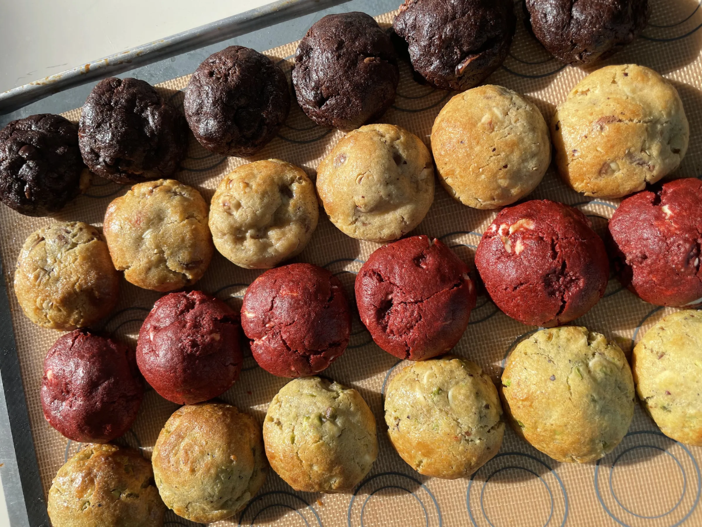 Cookies recién horneadas
